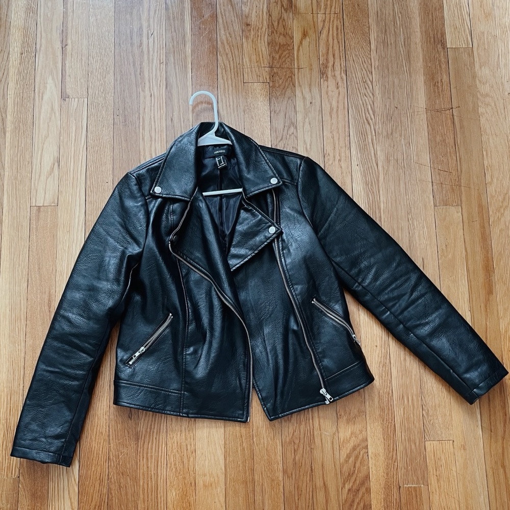 Faux Leather Jacket